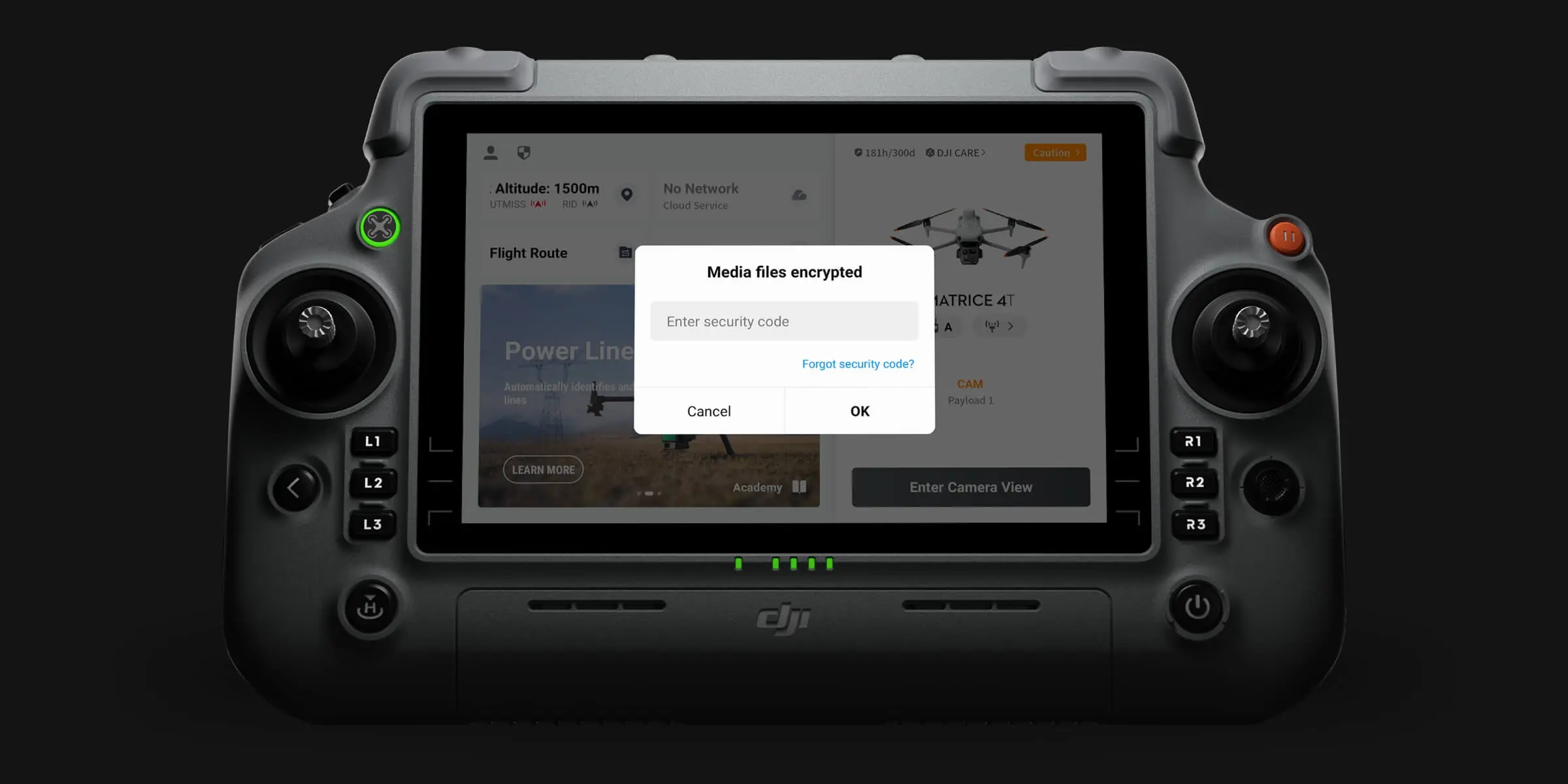 dji matrice 4 kullanıcı veri güvenliği